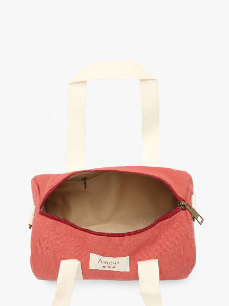 Sac Bandoulière Amour Toile Coton Miniprix Rouge amour toile 8084 vue secondaire 2