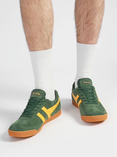 Sneakers En Cuir Gola Vert men CMA192NI vue secondaire 1