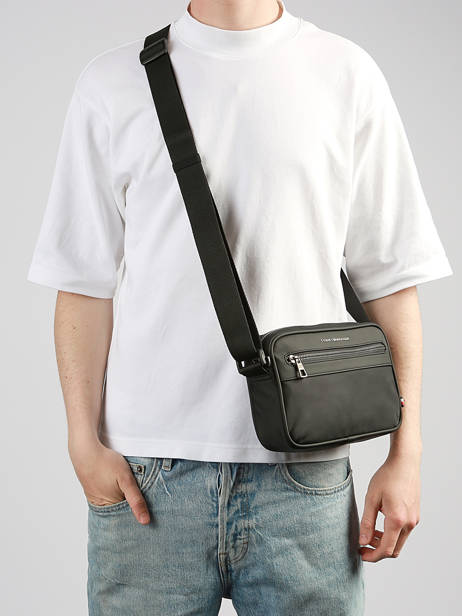 Sac Bandoulière Tommy hilfiger Noir th repreve AM14152 vue secondaire 1