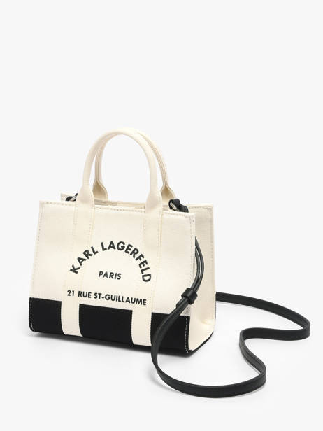 Sac Bandoulière Rsg Coton Karl lagerfeld Blanc rsg A3W50027 vue secondaire 1