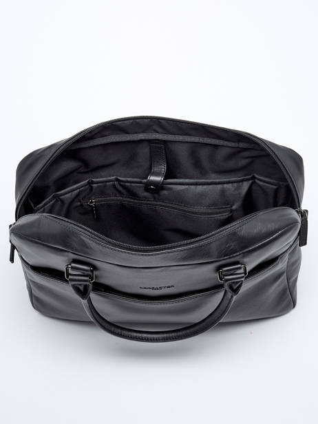 Porte Documents (main) Lancaster Noir soft vintage homme 31 vue secondaire 2