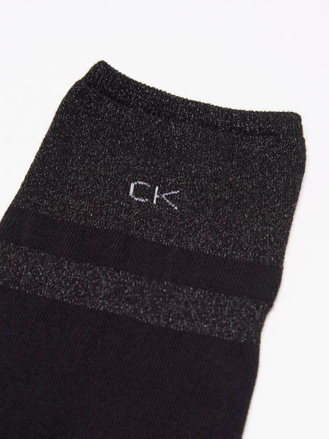 Paire De Chaussettes Calvin klein jeans Noir socks women 71219847 vue secondaire 1