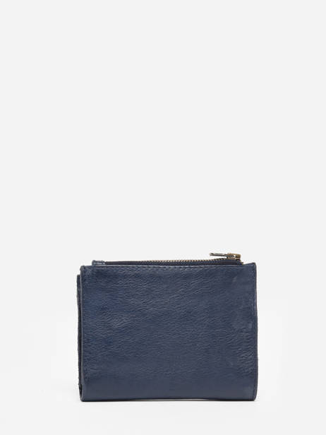 Porte-monnaie Porte-cartes Cow Cuir Basilic pepper Bleu cow BCOW94 vue secondaire 3