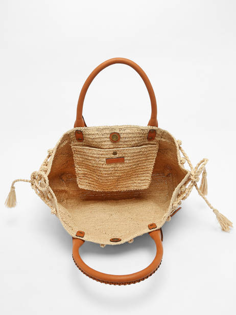 Sac 24h Raphia Gerard darel Beige raphia E454 vue secondaire 3
