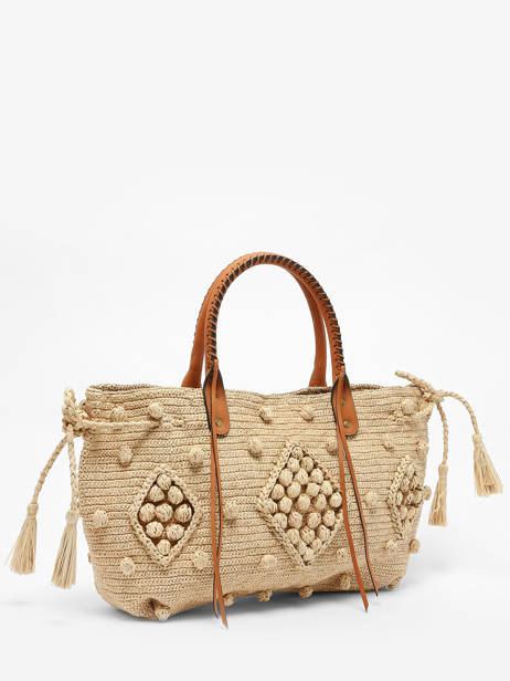 Sac 24h Raphia Gerard darel Beige raphia E454 vue secondaire 4