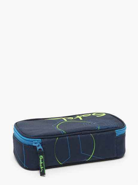 Trousse 1 Compartiment Pencil Case Satch Bleu pencil case BSC1 vue secondaire 2