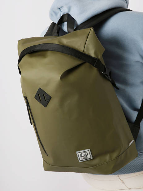 Sac à Dos 1 Compartiment Herschel Vert weather resistant 11194 vue secondaire 1